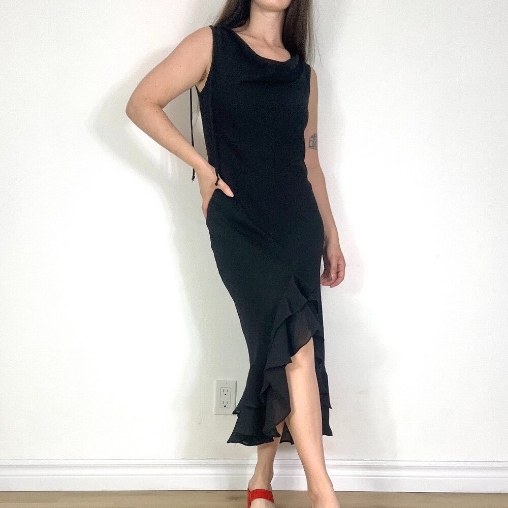 *Studio Y Little Black Sleeveless Maxi Dress